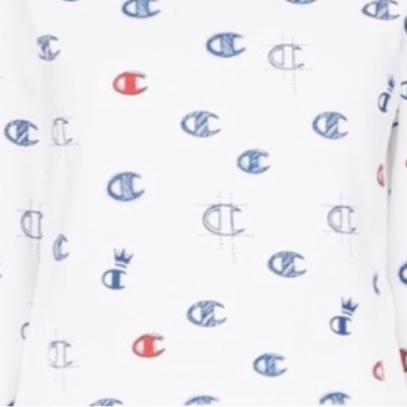 SzS Champion Reverse Weave all over “C” logo crew neck sweater VGUC - Picture 7 of 11